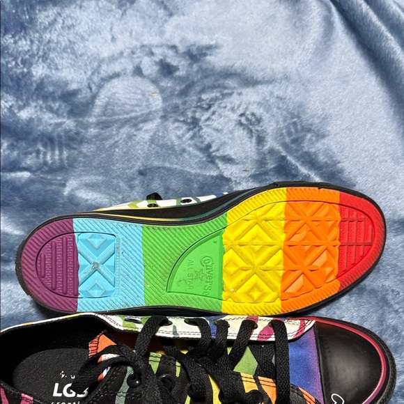 Converse Multicolor Striped Sneakers - Picture 4 of 7